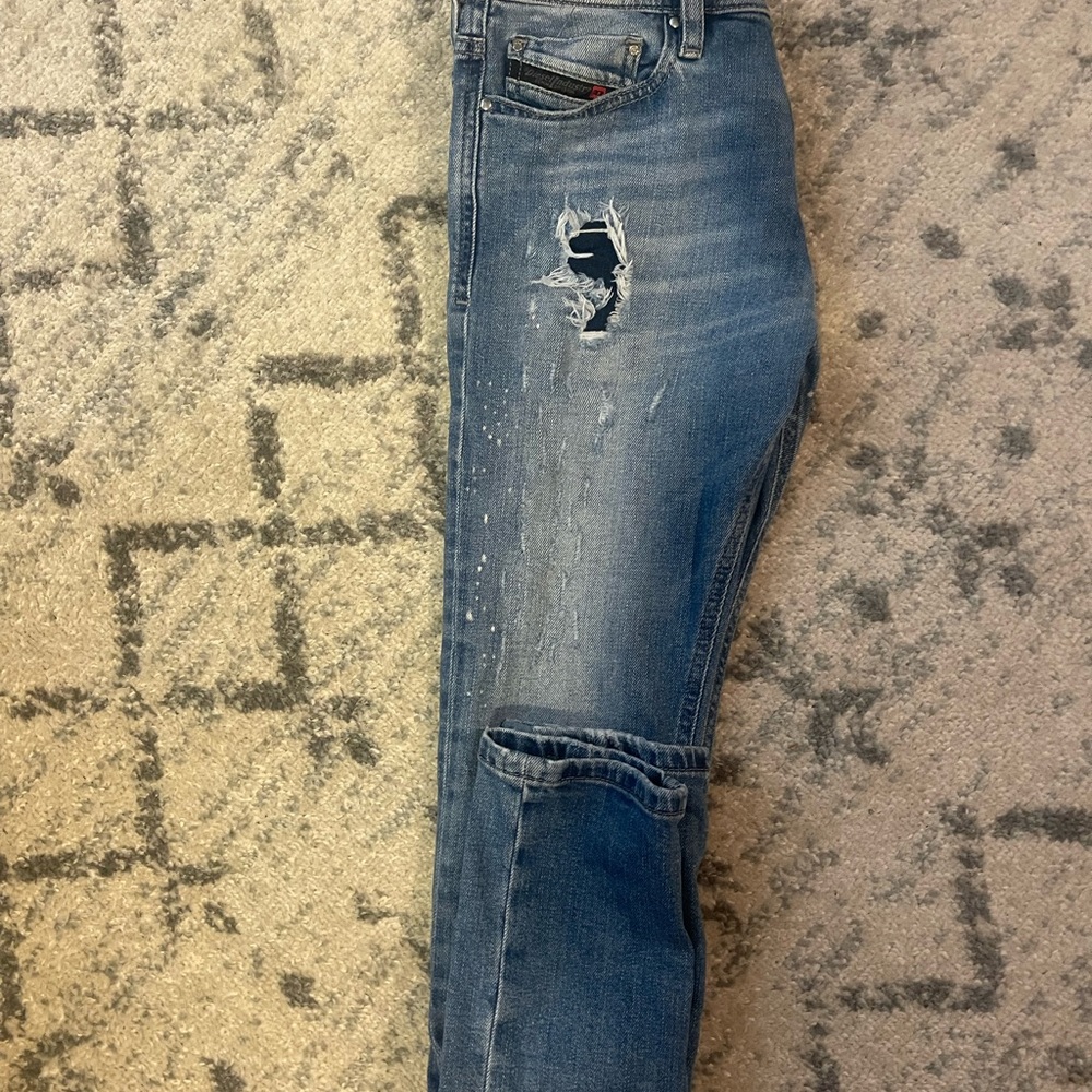 Boys distressed jeans size 10